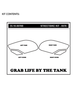 Pady boczne na zbiornik paliwa Stompgrip Volcano Triumph (wybrane modele) czarne