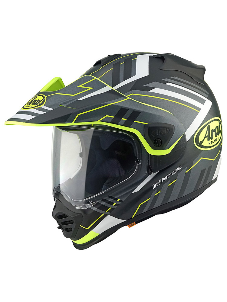 Kask adventure Arai Tour-X5 Trail czarno-biało-żółty