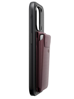 Magnetyczny portfel / podstawka do telefonu Peak Design Mobile bordowy