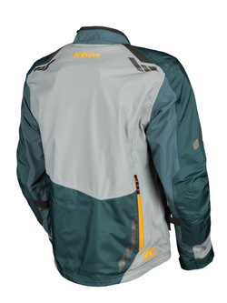 Kurtka motocyklowa tekstylna Klim Carlsbad niebiesko-pomarańczowa