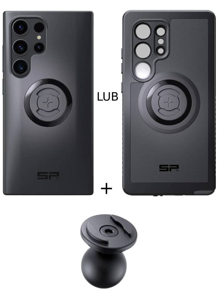 Zestaw: etui na telefon Samsung Galaxy S24 Ultra + uchwyt kulowy Pro SPC+ SP Connect