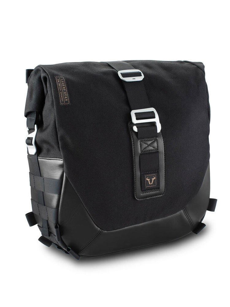 Zestaw: sakwa boczna LEGEND GEAR LC2 na lewą stronę + stelaż SLC SW-MOTECH do Triumph Street Scrambler (18-)