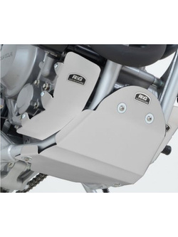 Płyta pod silnik R&G Honda CRF250L (13-21)/ CRF250M (14-15) (prawa strona) srebrna