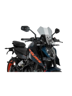 Szyba motocyklowa turystyczna PUIG KTM 125 Duke (24-)/ 390 Duke (24-) lekko przyciemniana