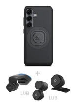 Zestaw do samochodu: etui MAG na telefon Samsung Galaxy S25 (magnetyczne) oraz mocowanie Quad Lock