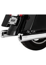 Tłumiki (Slip-On) Vance & Hines Eliminator 400 chrom do Harley Davidson FLHT/FLHTK/FLHX/FLTRX/FLTRU/FLTRK/FLHR (rocznik 17-20)