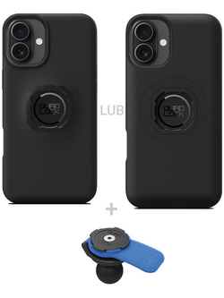 Zestaw: etui na telefoniPhone 16 Plus + uchwyt kulowy Quad Lock