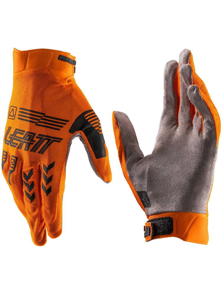 Rękawice cross Leatt Moto 2.5 X-Flow pomarańczowo-szare