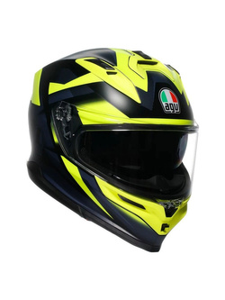 Kask integralny AGV K7 Glimpse czarno-żółty