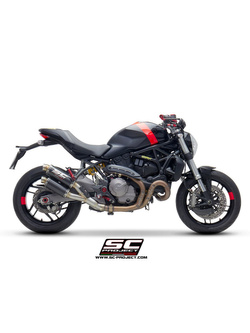 Podwójny tłumik SC-Project Twin GP Carbon (Slip on) - Ducati Monster 821 [18-20]