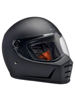 Kask integralny Biltwell Lane Splitter Flat czarny matowy