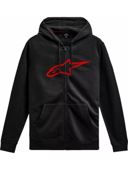 Bluza Alpinestars Ageless V3 zapinana na zamek, czarno-czerwona