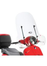 Szyba do skutera Kappa Piaggio Vespa (wybrane modele) przezroczysta [mocowanie w zestawie]