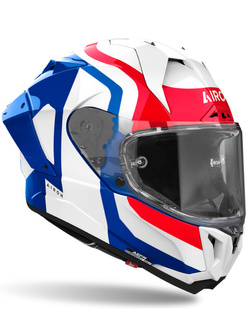 Kask integralny Airoh Gp 800 Competition biało-niebiesko-czerwony