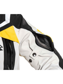 Kurtka motocyklowa tekstylna Touratech Companero Ultimate szaro-czarno-żółta