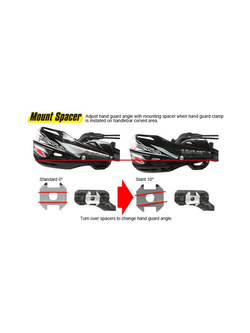Handbary Zeta do Honda CRF250L / CRF300L / RALLY (21-) czerwone
