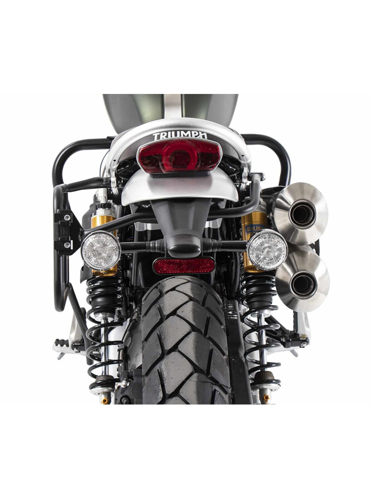 Stelaż kufrów bocznych Hepco&Becker Triumph Scrambler 1200 XC (19-23) montowany na stałe lewa strona