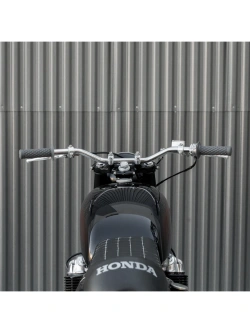 Manetki motocyklowe Biltwell Thruster TPV do kierownic o średnicy 25.4 [mm] szare