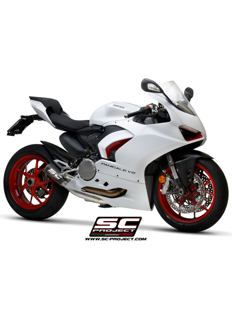 Układ wydechowy SC Project 2-1 CR-T M2 Ducati Panigale V2 (20-24) carbon