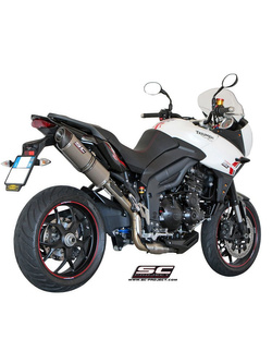 Tłumik owalny (Wysoka pozycja) Slip-on SC-Project do Triumph TIGER SPORT 1050 [13-16]