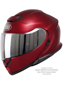 Kask szczękowy Shoei Neotec 3 Garnet Metallic czerwony