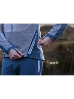 Koszula z ochraniaczami Knox Urbane Pro Move niebiesko-szara