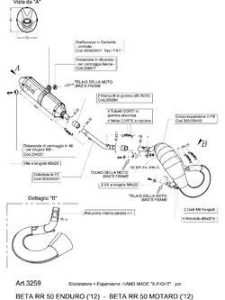 Pełny układ wydechowy LeoVince X-Fight Black Edition BETA RR 50 (12-22) stalowy [z homologacją]