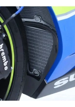 Osłona chłodnicy oleju R&G Racing Suzuki GSXR 1000/ R (17-24) aluminiowa, czarna