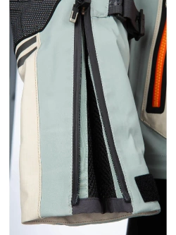 Kurtka motocyklowa tekstylna Klim Adventure Rally szaro-brązowa