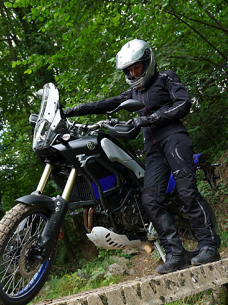 Spodnie motocyklowe damskie tekstylne Modeka Takuya czarne