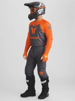 Bluza enduro Thor Ridemode Menace szara