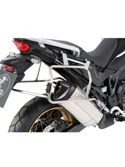 Zestaw: kufry boczne + stelaże Hepco&Becker Xplorer Cutout Honda CRF 1100L Africa Twin (24-) srebrne