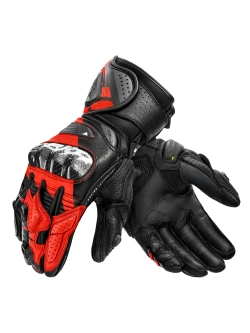 Rękawice motocyklowe Shima RS-3 czerwone fluo