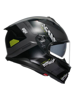 Kask integralny AGV K7 Kyber szaro-żółty