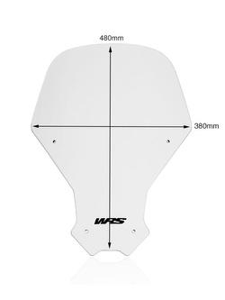 Szyba motocyklowa WRS Standard Honda CRF1100L Africa Twin (20-23) przezroczysta