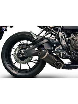 Układ wydechowy 2x1 Termignoni Slip-On Total Black Edition do Yamaha MT07 (14-20), Yamaha XSR 700 (16-20)
