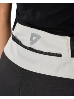 Spodnie motocyklowe damskie tekstylne REV’IT! Outback 5 H2O szaro-czarne