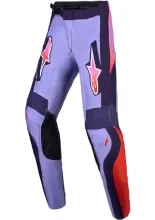Spodnie cross dziecięce Alpinestars MX Fluid Hunt fioletowo-różowe