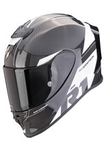 Kask integralny Scorpion Exo-R1 Evo Carbon Air Rally czarno-biały