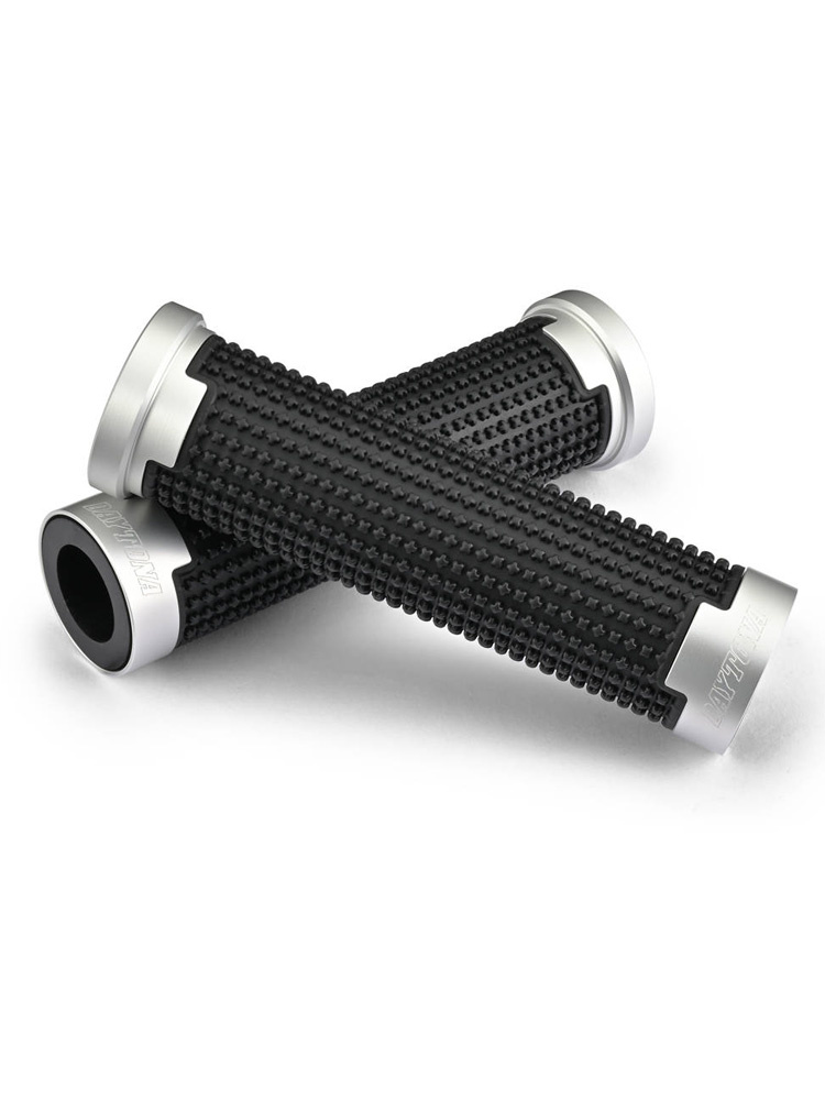 Manetki Daytona Products GGDM-Cross ze srebrnym aluminiowym pierścieniem 125 mm czarne