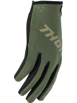 Rękawice cross dziecięce Thor Ridemode Static zielone
