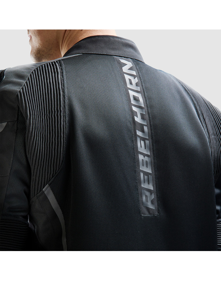 Kurtka motocyklowa tekstylna Rebelhorn Vandal Mesh czarna