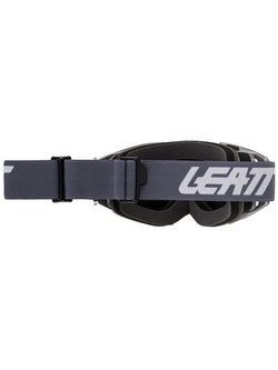 Gogle motocyklowe z lustrzaną srebrną szybą Leatt Vizion 3.5 Iriz szare