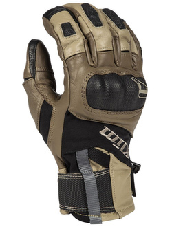 Rękawice motocyklowe Klim Adventure GTX Short brązowe