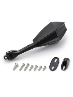 Lusterko D-MIRROR-11 Daytona na lewą stronę, montowane na owiewce czarne