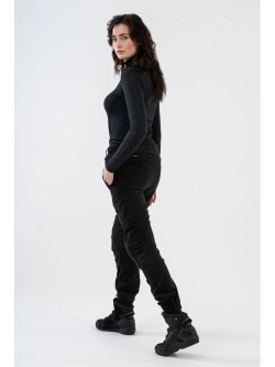 Spodnie motocyklowe damskie tekstylne Shima Joggsy czarne