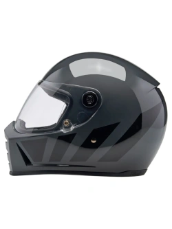 Kask integralny Biltwell Lane Splitter Inertia szaro-czarny