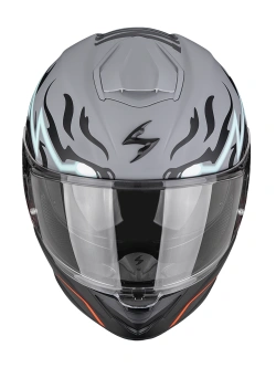 Kask integralny Scorpion EXO-530 AIR JSK 97 szaro-czerwony matowy