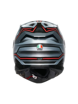 Kask integralny AGV K7 Jaeger czarno-srebrny