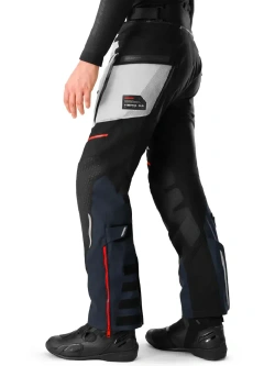 Spodnie motocyklowe tekstylne Shima Hero 3.0 szaro-niebieskie
